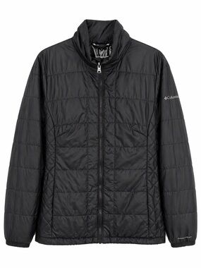 Columbia Black Quilted Packable Jacket